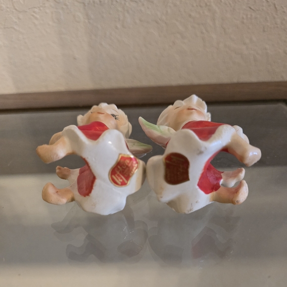 Vintage Lefton Japan Pixie Girl Angel Candle Stick decor. - Picture 10 of 10